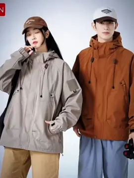 Warer Repellent Oversized Workwear Outdoor Hoodie Jacket for Men🦋 #hoodie #jacket #waterproofjacket #windbreaker #Streetwear