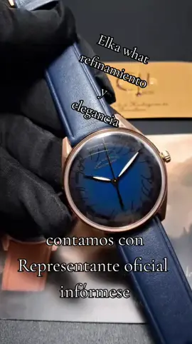 Elka what  Elegancia y refinamiento extremo  contamos con Representante oficial  en el grupo y comunidad relojera privado vía wuasad internacional de habla hispana Señores del Tiempo  para más información contacta y le  enlazaremos directamente  con Juan  distribuidor oficial  Spartans wuatches and Señores del Tiempo 