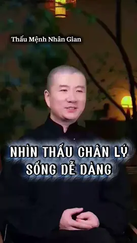 Nhìn thấu chân lý sống dễ dàng #tuvi #tamlinh #thaumenhnhangian #chitaytuongso 