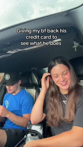 Yay now I have two credit cards 🫶🏼😍 #fyp #harmlessprank #couplecomedy #maeveplusryan #couplegoals 