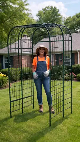 POV: Your garden needs this arch ASAP 🌱✨ Sturdy, rust-resistant, and *so* easy to install! Perfect for veggies, flowers, or wedding decor! #DealsforYouDays #GardenHacks #TallTrellis #GardenGoals #TikTokMadeMeBuyIt