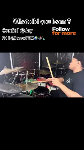 What did you learn ? #drummersarena #dreewttw #bernardsamueljeremiah #followdrummersarena #shedtracks 