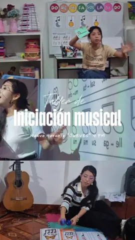 Porque ustedes lo pidieron!!!😱 Nuevo Horario de INICIACIÓN MUSICAL / INSCRIPCIONES ABIERTAS. Inicio de clases Jueves 9 de Julio ( 3 vacantes) #clasesdemusica #sjl #talleres #niños #educacióninfantil 