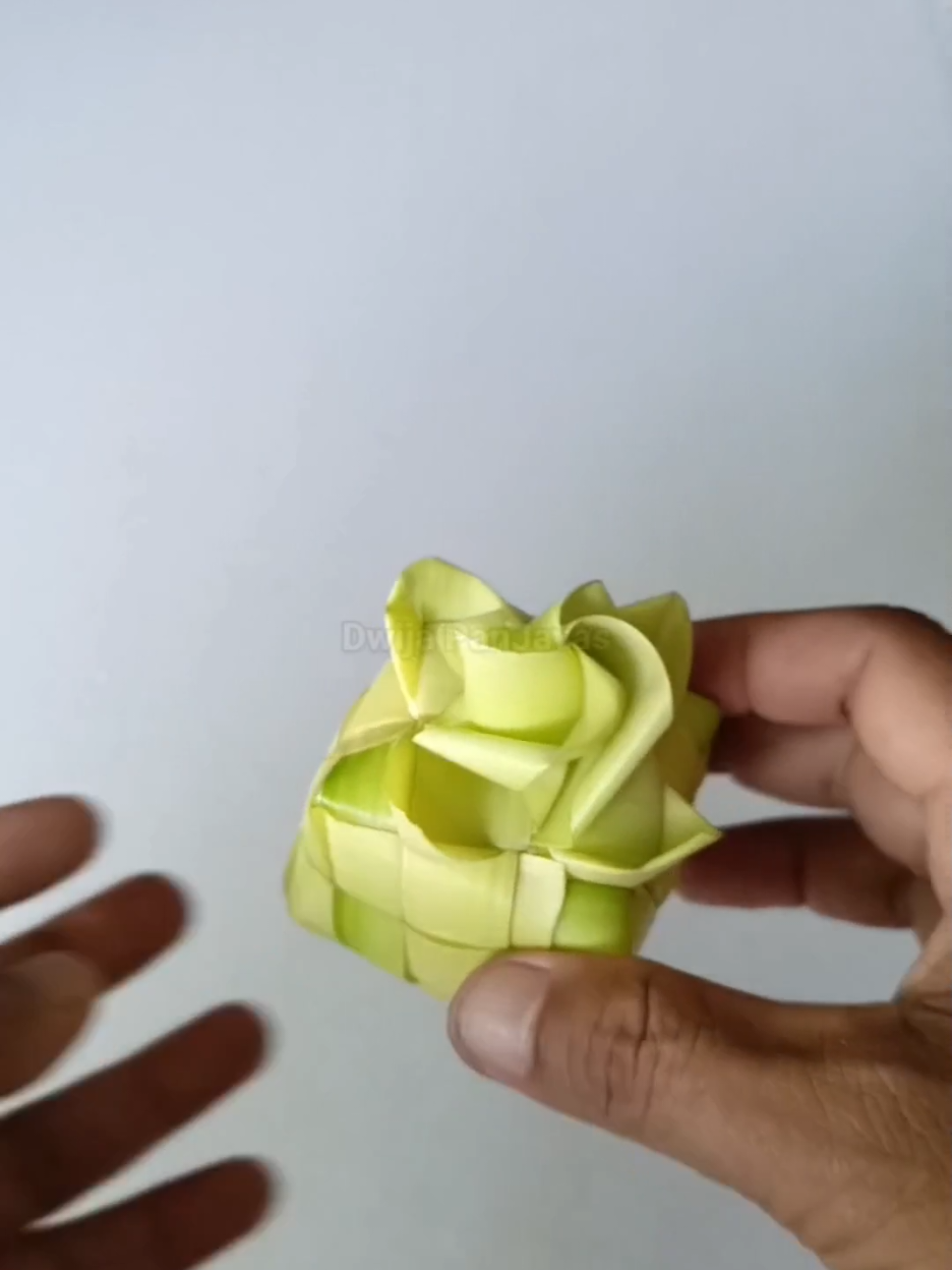Membalas @axla62  tutorial ketupat mawar. semoga bermanfaat 🙏  bantu support ya Dwija PanJavas social media (YouTube, Instagram, FB, tiktok, Snack video) biar makin semangat berkreasi 😁  #fyp #tutorialketupat #ketupatmanggis #DIY #coconutleafcraft 