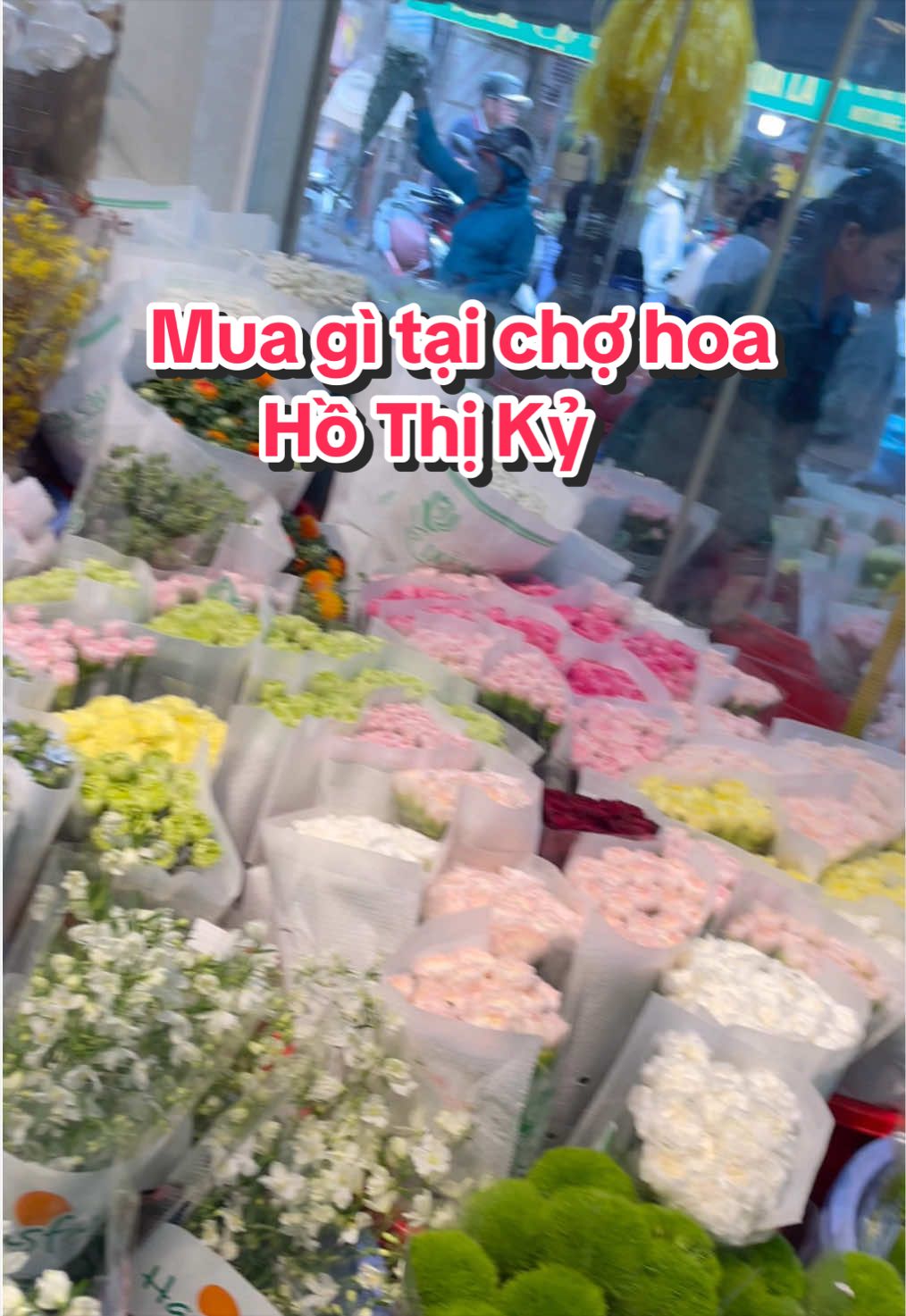 Theo chân tui đi  1 vòng hái hoa tại Chợ hoa Hồ Thị Kỷ nha 😁 #hoa #hoatuoisaigon #hoatươi #hoccamhoa #daycamhoa 
