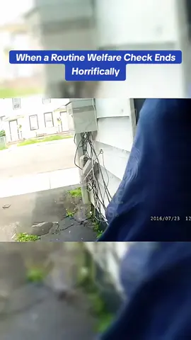 When a Routine Welfare Check Ends Horrifically#cops #copsoftiktok 
