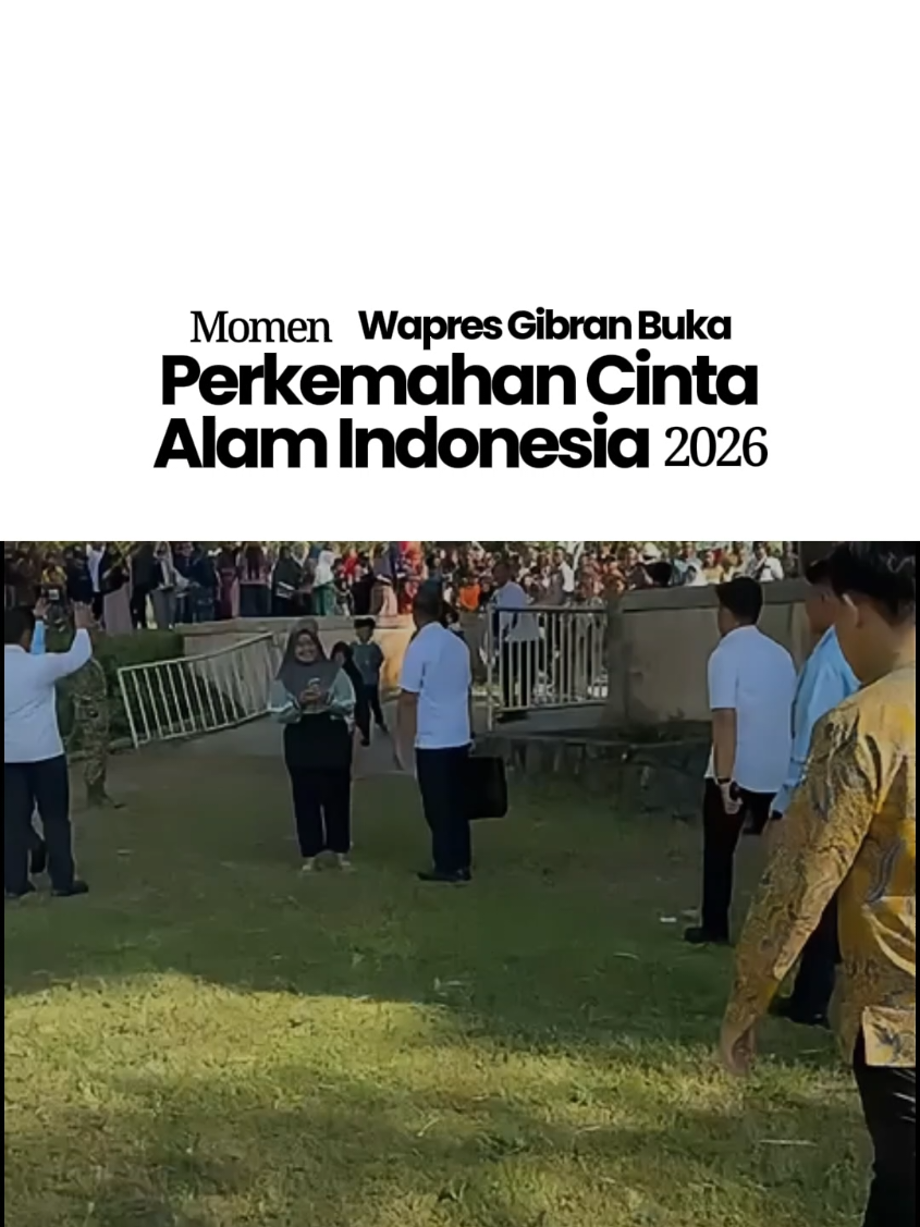 Mas Gibran hadir, membawa semangat baru bagi generasi muda untuk mencintai alam dan Indonesia. #aksigibran #wapresgibran #gibranrakabumingraka #menyalagibranku #fyp 