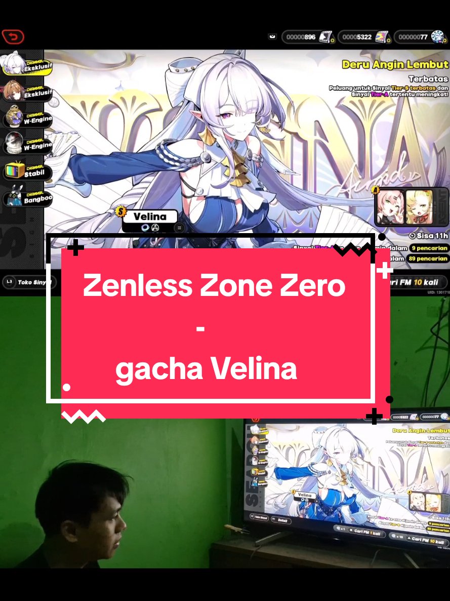 Gacha, aambil Velina untuk melengkapkan team Anomaly agar lebih OP :) #ZZZ #ZenlessZoneZero #PS5 #playstation #gacha 
