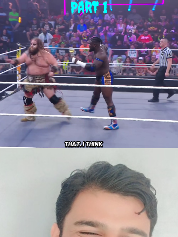 Oba vs Ivar  #WWE #wrestling #fyp #oba #ivar 