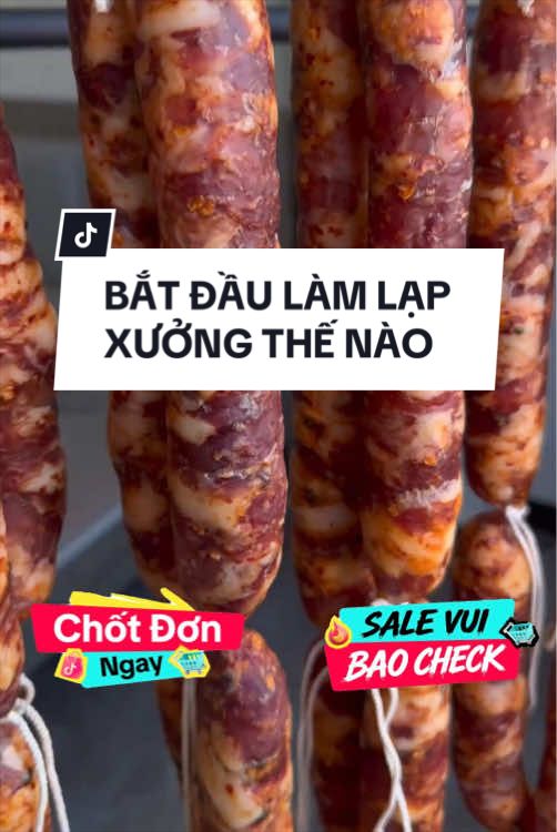 Bắt đầu làm LẠP XƯỞNG tại nhà thôi các bác ơi, vừa tiện lợi vừa an toàn thì ngại gì mình không thử nhỉ #giavilapxuongbanam #giavibanam #nauancungtiktok #TikTokShop77 #SaleVuiBaoCheck 