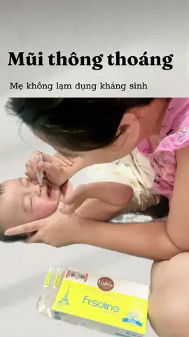 Mũi thông thoáng với Fysoline #NuocmuoisinhlyPhap #Fysoline #viemmui #somui #fysolinevang 