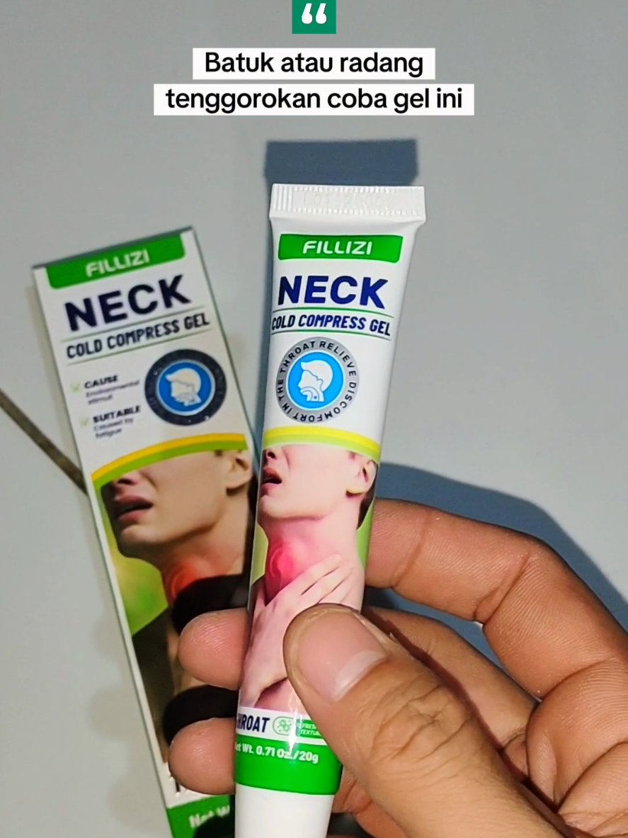 gel untuk meringankan masalah tenggorokan #obatbatuk #radangtenggorokan 