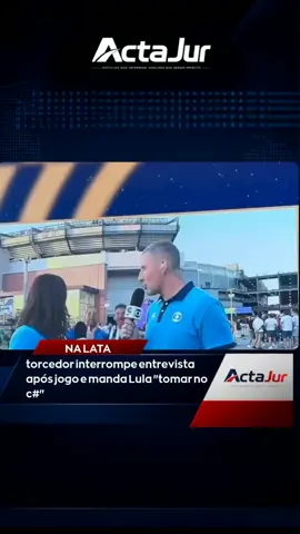 Durante uma entrada ao vivo da cobertura da Copa do Mundo de 2026 da Rede Globo, dois brasileiros que comemoravam a classificação do Paraguai surpreenderam os repórteres com um protesto contra o presidente Luiz Inácio Lula da Silva. Convidados a comentar a vitória paraguaia sobre a Alemanha no mata-mata da competição, um deles ignorou a pergunta e gritou: 
