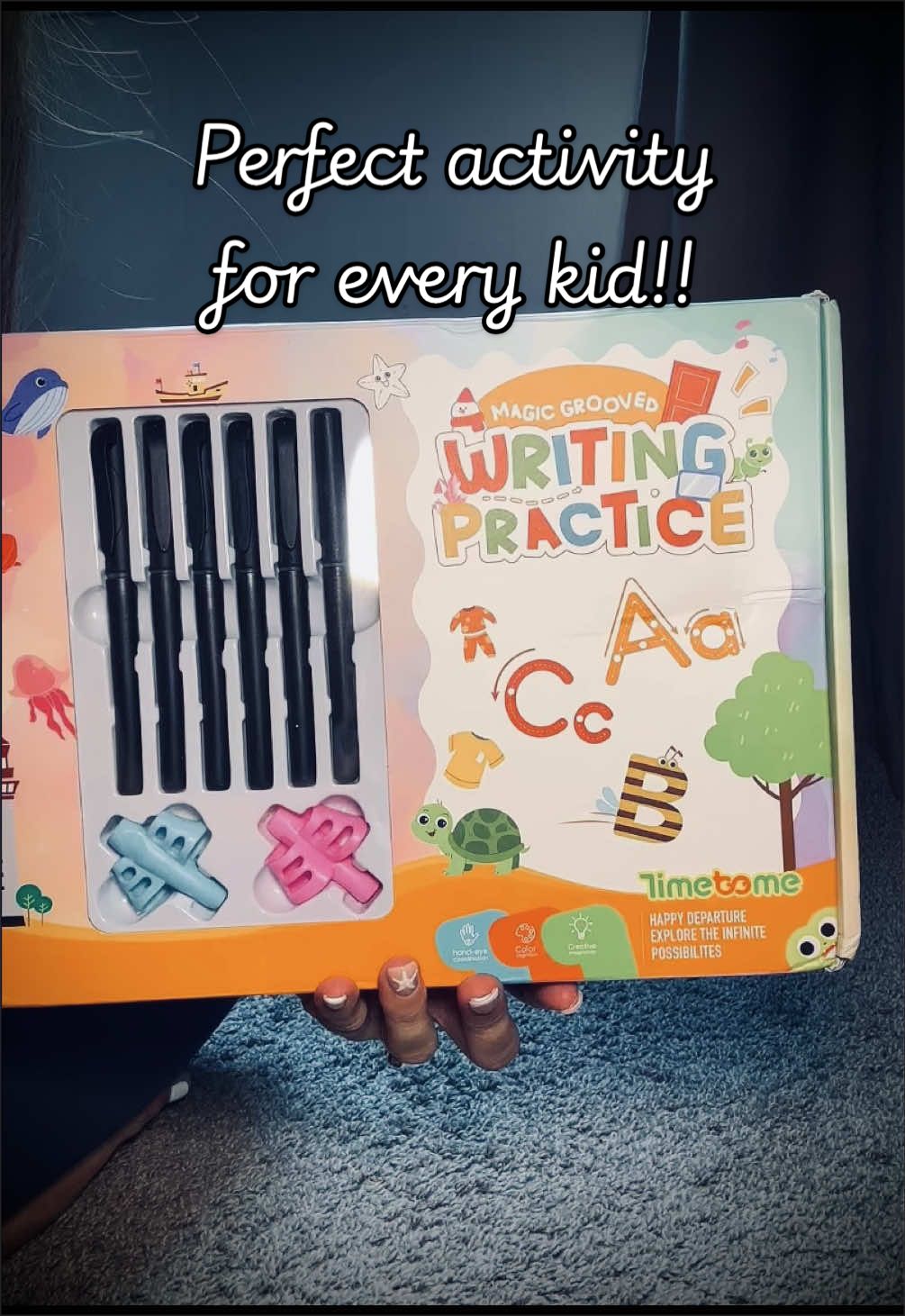 Complete Set: Includes all necessary tools such as pens, refills, and a pen case for immediate practice Educational Variety: Covers various subjects including English letter, math, and drawing for holistic learning Ergonomic Design: Features three-dimensional grooves template to aid proper handwriting Ideal Size: Optimally sized at 10.2x7.2 inches for easy handling by children Magic Ink: Ink that vanishes automatically ensuring endless practice opportunities Reusable Cards: 30-minute fade-out ink allows for repeated usage with each practice