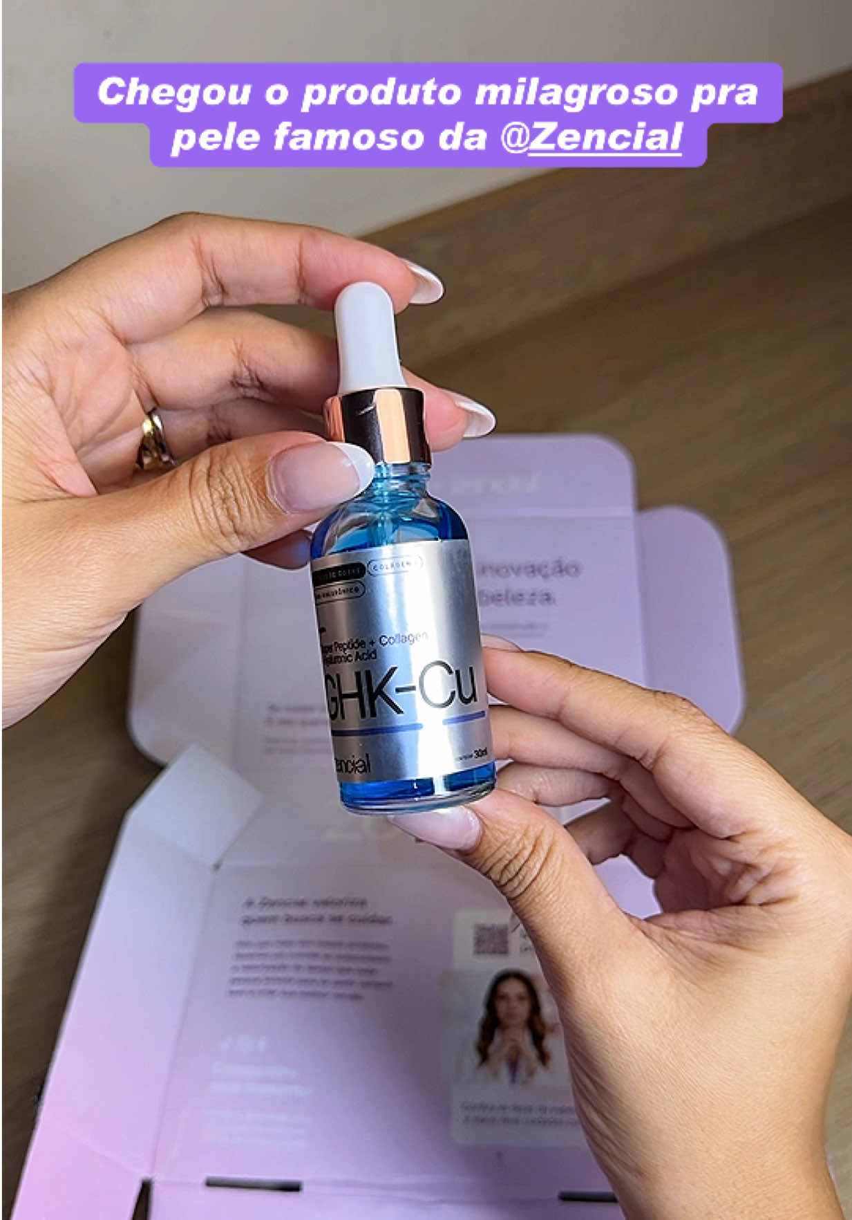 Chegou o produto milagroso que todo mundo está falando 😍😍😍 #ghkcu #skincare #tiktokshopbr77 #zencial @Zencial #pepitideos 