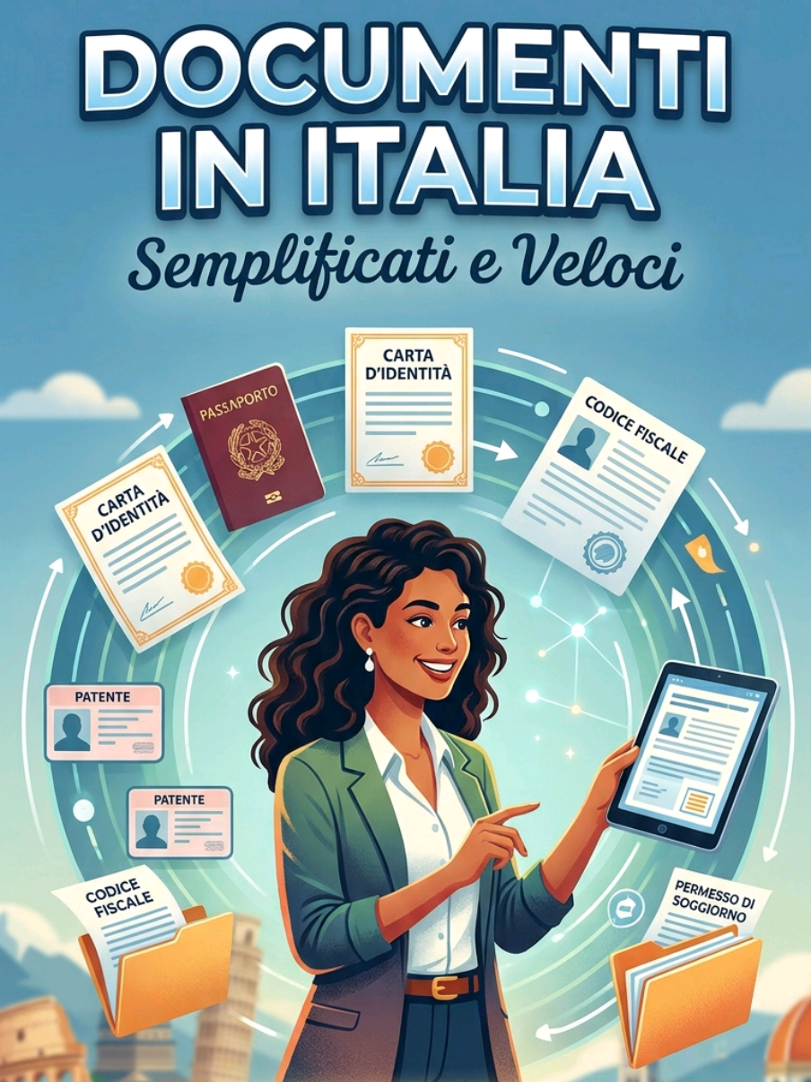 📄🇮🇹 Lezione di oggi: i documenti in Italia! ✨ Impara le parole più importanti per la vita quotidiana in Italia, come carta d’identità, codice fiscale, passaporto, permesso di soggiorno e patente. 🪪📚 Con queste parole potrai capire meglio la vita in Italia e comunicare con più sicurezza! 💬😊 ❤️ Segui Parla con Diana e impara l’italiano in modo semplice e pratico! 🚀 👇 Quale documento conosci già? Scrivilo nei commenti! 🇮🇹💙 📲 Condividi questo Reel con un amico che sta imparando l’italiano e aiutalo a migliorare ogni giorno! 🤝✨ #ImparaLitaliano #Scuola #ItalianLanguage #learnitalian #vocabolario 