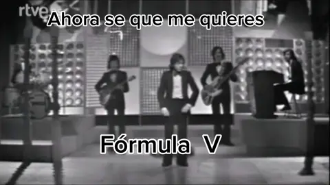 Hay canciones que no pasan de moda…Ahora sé que me quieres’ de Fórmula V sigue despertando recuerdos y emociones. ¿Quién más la sigue escuchando? #F#FormulaVB#BaladasDelRecuerdoM#MusicaRetroClasicosEnEspañol#BaladasRománticas 