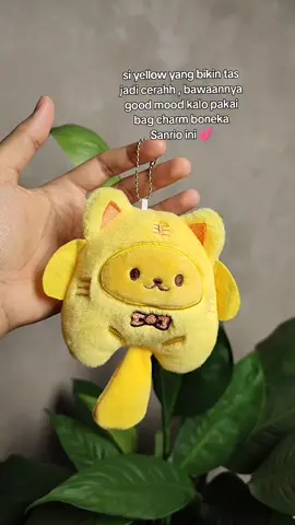 bag charm boneka Sanrio yellow gemes 