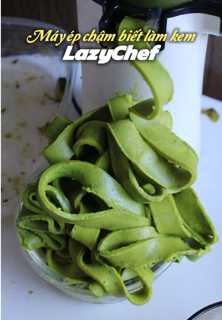 Máy ép chậm làm được cả kem của Lazychef #Lazychef #mayepcham130w #lazychefvietnam #mayepchammini #mayepchamlamkem 