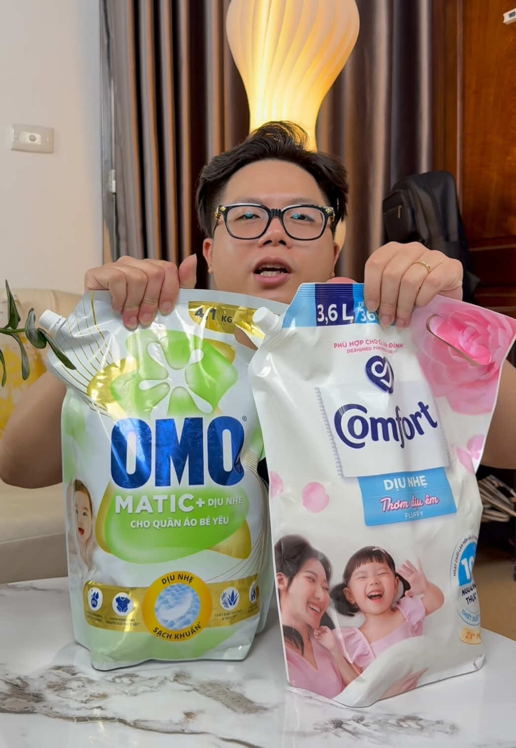 Quần áo mềm mại và thơm mát sau mỗi lần giặt     #nuocgiatomo #nuocxavaicomfort #omomatic #comfort 