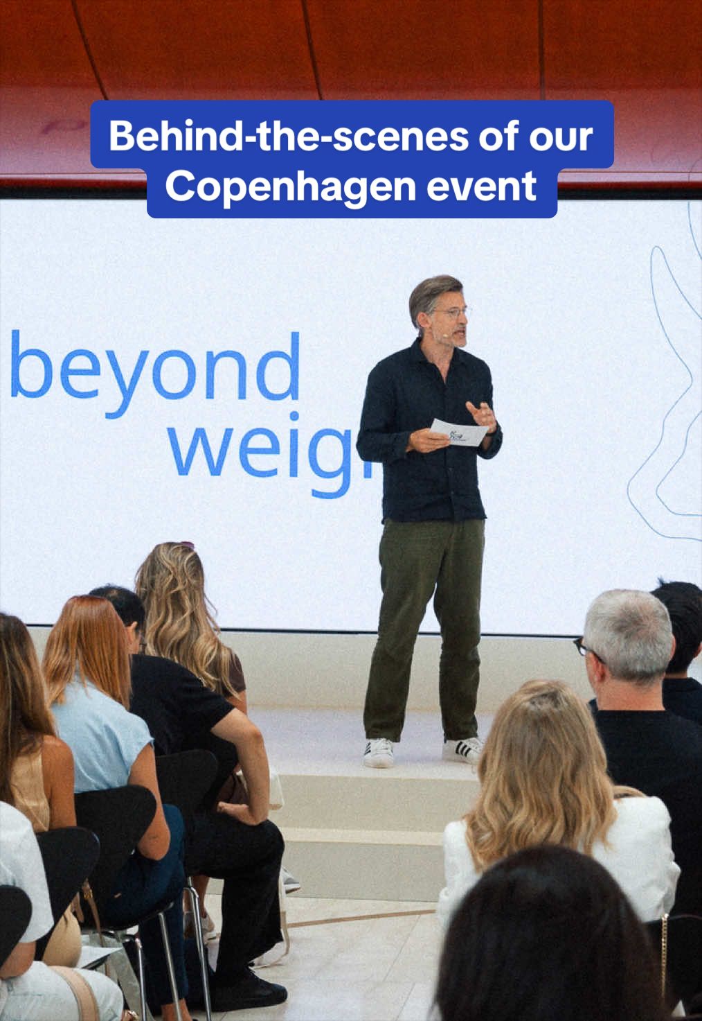 Join us behind-the-scenes at our event in Copenhagen with creators from around the world sharing experiences about weight stigma, support and lasting health. #HealthTok #Obesity 