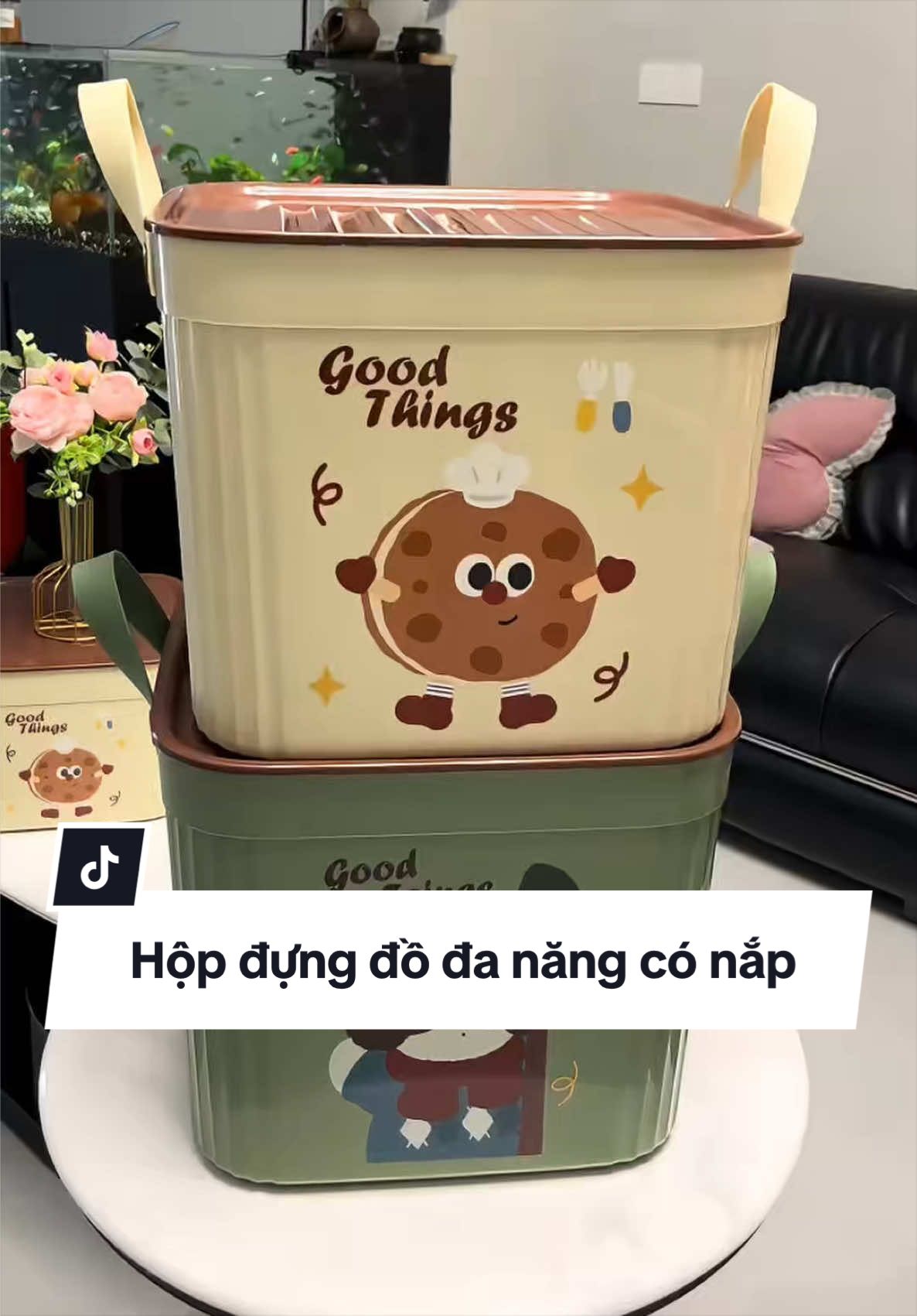 Hộp đựng đồ đa năng có nắp kèm tay cầm tiện lợi #reviewdogiadung #hopdungdo #hopdungdodanang #hopdungdochoichobe 