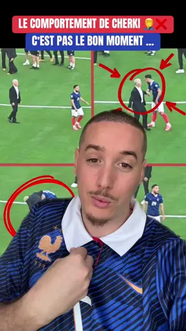 Le comportement de Cherki avec Deschamps 🤦‍♂️❌ #cherki #equipedefrance #coupedumonde #footballtiktok #pourtoi