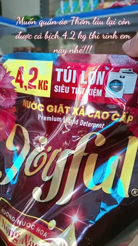 Nước Giặt joyful huong nước hoa nồng nàn #nuocgiat #huongbanduthu #