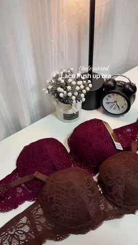 Underwired lace push up bra#lacebra #bra #underwiredbra #womensbra #pushupbra 