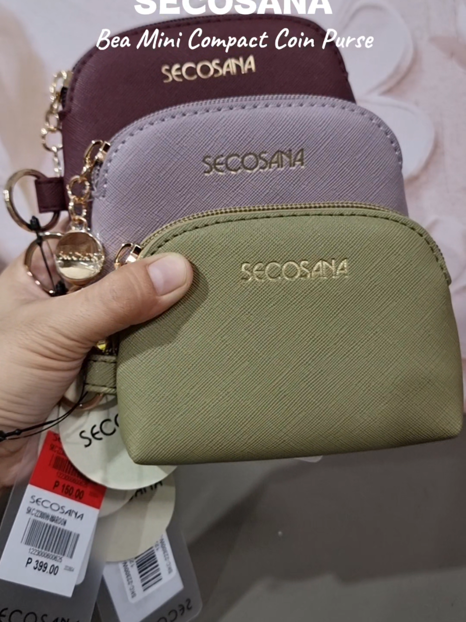 ang classy tingnan nitong Secosana mini coin purse na to✨️❤️ #secosana #coinpurse #minicoinpurse #secosanawallet 