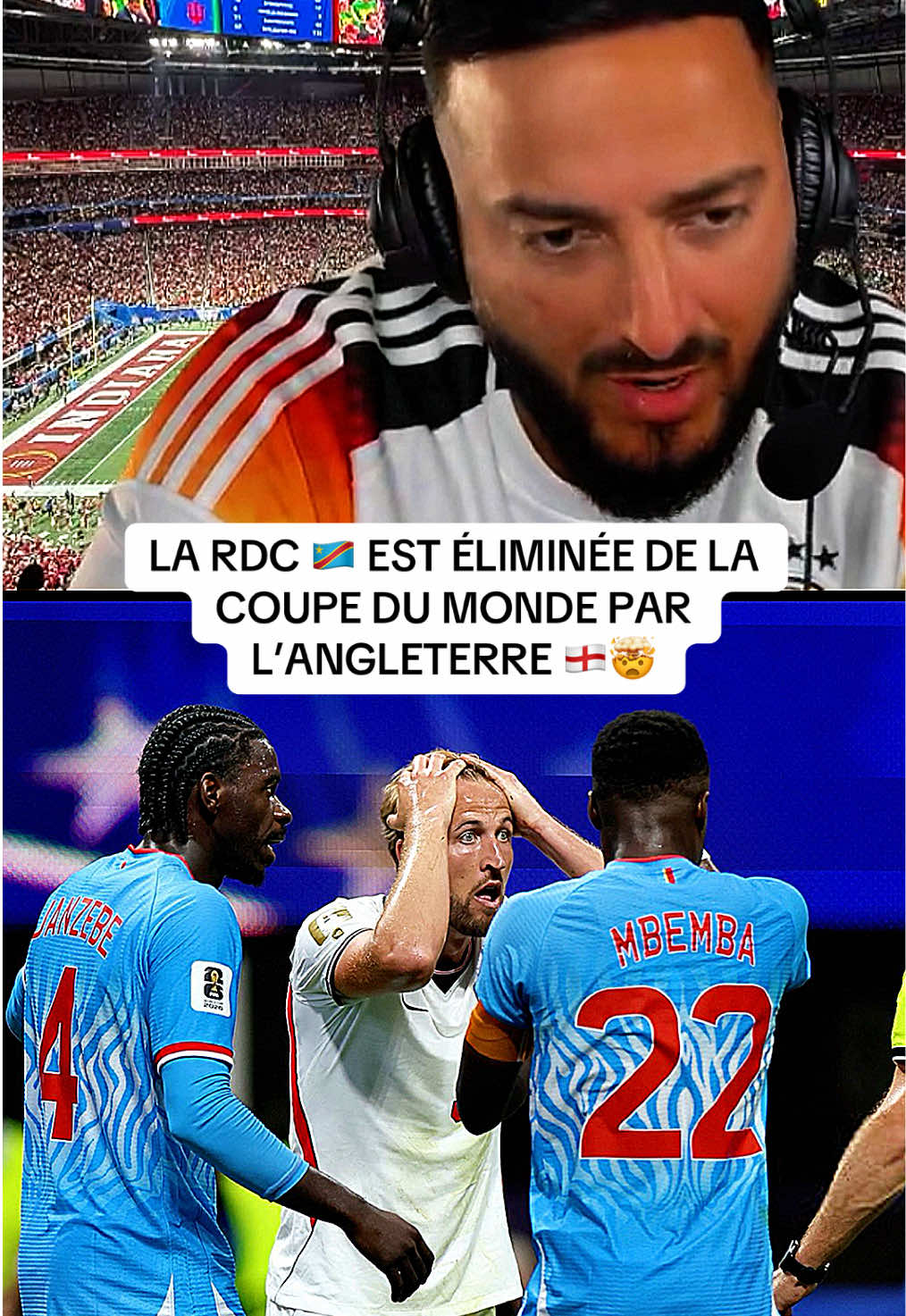 LA RDC 🇨🇩 EST ÉLIMINÉE DE LA COUPE DU MONDE PAR L’ANGLETERRE 🏴󠁧󠁢󠁥󠁮󠁧󠁿🤯@L’immigré parisien #rdc #angleterre #immigreparisien #fyp #pourtoi 