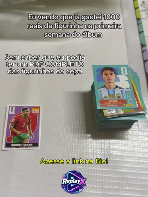 Chega de caçar figurinha 🙅 PDF no link da bio #copadomundo #figurinhas #figurinhascopa #album #futebol #copa2026 #fyp #viral #foryou