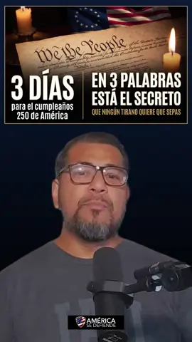 En muchos paises el gobierno le dice al pueblo que hacer. Aqui es al reves: el pueblo le dice al gobierno que puede hacer. Y esta escrito desde las primeras tres palabras de la Constitucion: We the People. Esa es la pregunta 3 de tu examen de ciudadania, y la respuesta es directa: We the People. Guardate este video, que en la nueva version de 128 preguntas esta cae. Comenta WE THE PEOPLE si ya la sabes. #examendeciudadania #ciudadaniaamericana #wethepeople #n400 #inmigracion #fyp