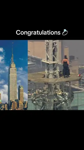 A couple scaled all 1,454 feet to the top of the Empire State Building in New York City, where he dropped to one knee and proposed to his girlfriend 💍​​​​​​​​​​​​​​​​​​​​​​​​​​​​​​​​​​​​​​​​​​​​​​​​​​
