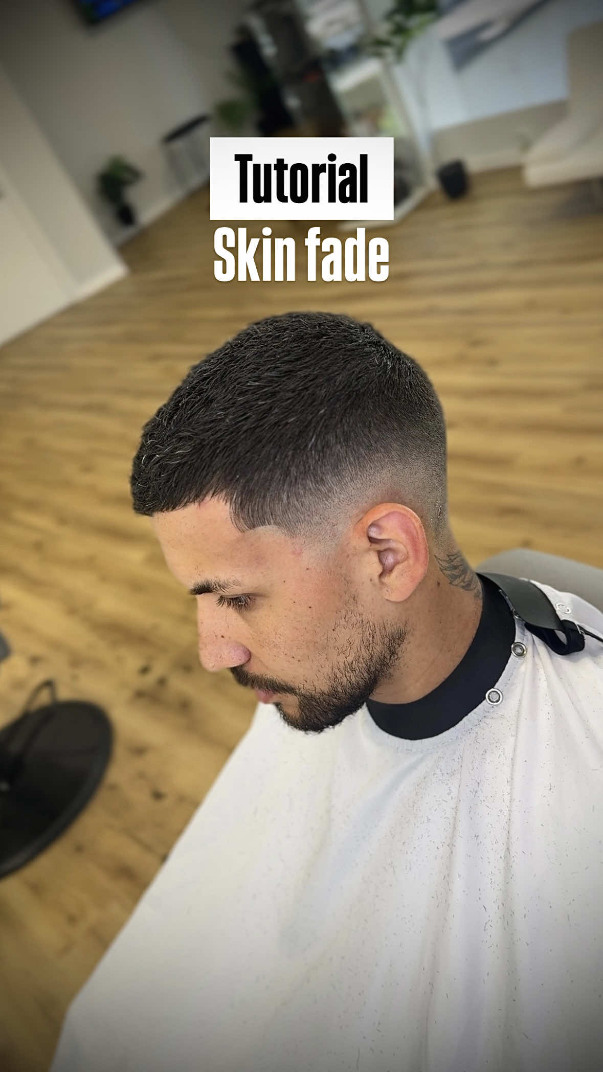 Tutorial skin fade 🔥 #barber #barbershop #barbero #barberlife #barbers 