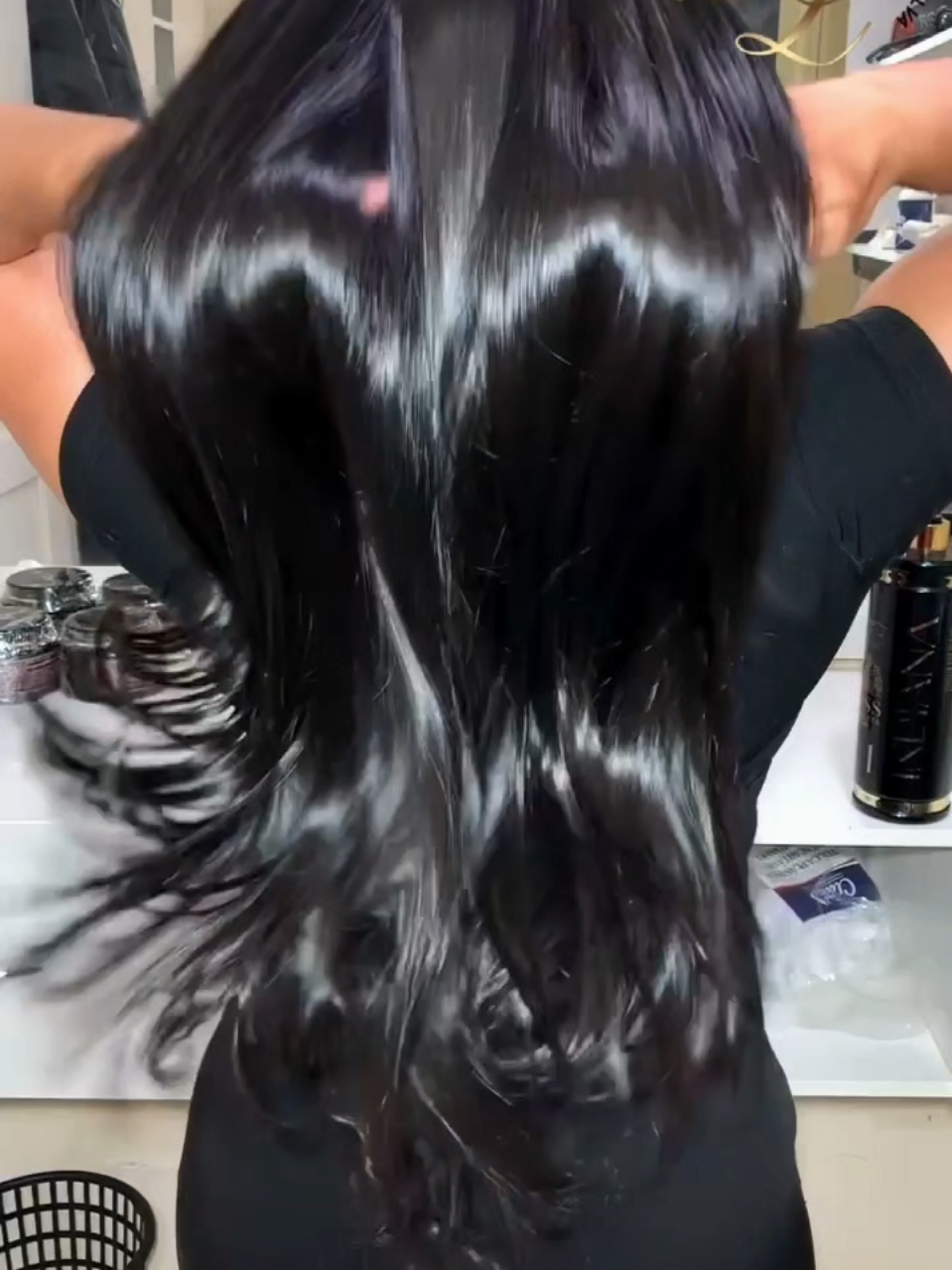 Este es el secreto de las coreanas para tener un cabello hermoso liso y radiante#hairstyle #fypage #hair #tips #viral 