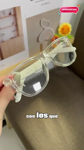 Estos lentes cambian de color con el sol. Adentro son transparentes y afuera se convierten en lentes oscuros. #sunglasses #inteligentes  #gafas #ModoPartido
 #musica