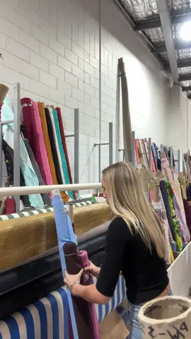 The fabric store is the best way to get creative 💓 #fashiondesign #fashiondesigner 