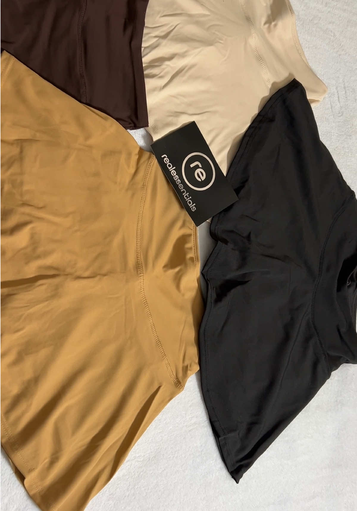 Real Essentials 4 Pack: Women's High Waisted Tennis Skirts Skater Skort Tummy Control #women #highwaisted #skirt #tummycontrol #fyp ✨