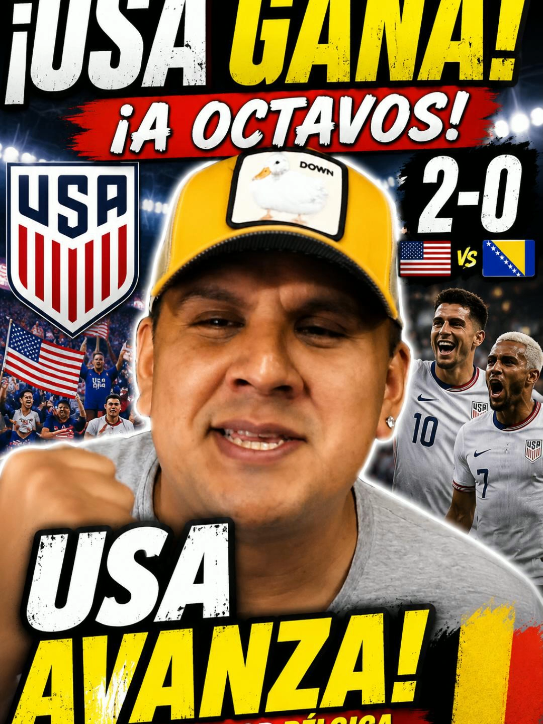 USA Avanza A Los Octavos #fyp #parati #usa #Bosnia #FIFAWorldCup #WorldCup2026 #Soccer #Futbol #Mundial2026 #Elrubenh