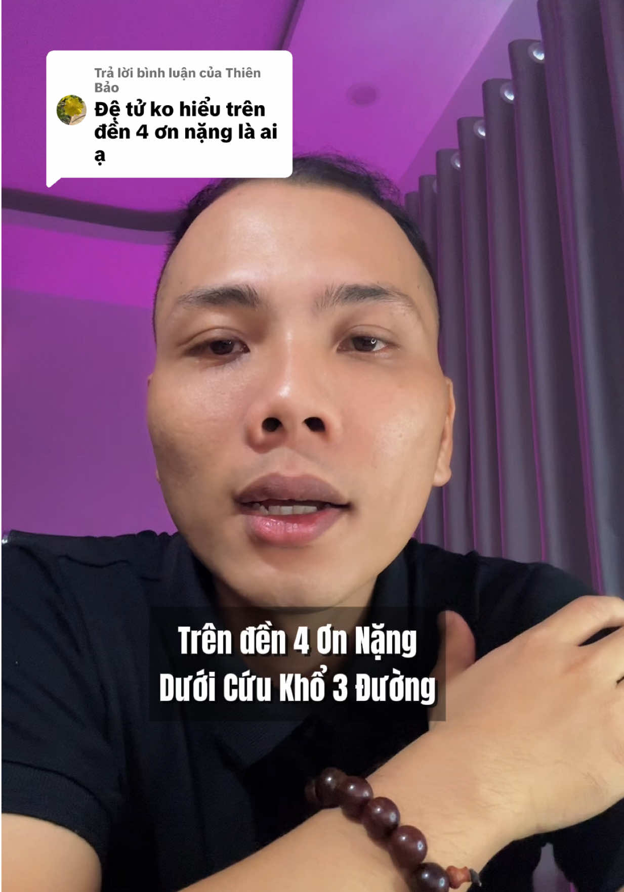 Trả lời @Thiên Bảo trên đền 4 ơn nặng - dưới cứu khổ 3 đường ! #kinhdiatang #chepkinhdiatang #tutap 
