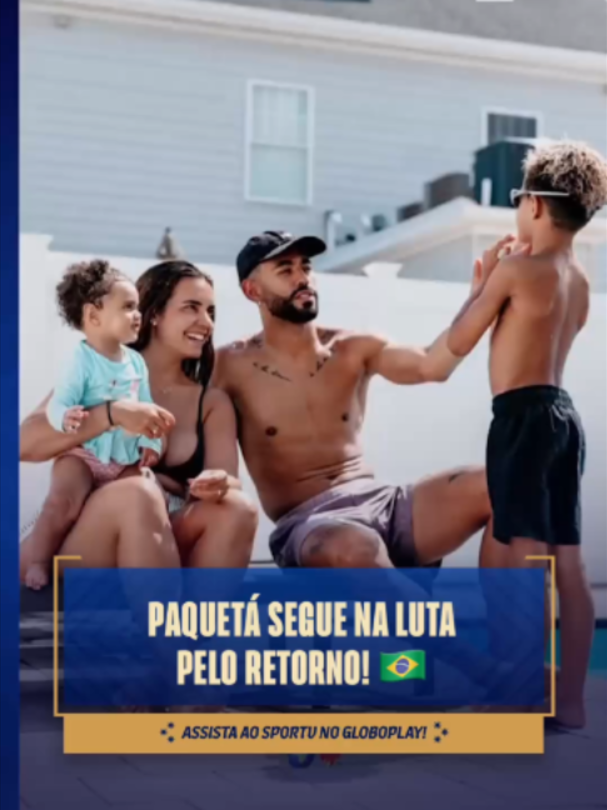A LUTA CONTINUA.🙏🇧🇷 Mesmo longe dos gramados, Paquetá segue focado na recuperação. Durante a folga, o jogador levou o tratamento para perto da família e continua fazendo fisioterapia intensiva, utilizando a bota pneumática para acelerar o processo de recuperação da lesão na coxa esquerda. A presença na reta final da Copa ainda é improvável, mas uma coisa não muda: a vontade de voltar a vestir a Amarelinha o quanto antes. 💛 *Contém legenda automática . #CopaNaGlobo #ViveNaGente #Paqueta #NossaSelecao #FutebolMundial