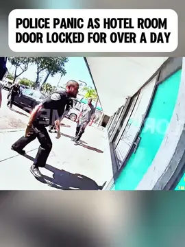 POLICE PANIC AS HOTEL ROOM DOOR LOCKED FOR OVER A DAY ( Full video 2 minutes) #unitedstates #today #cops #trending #foryoupage 