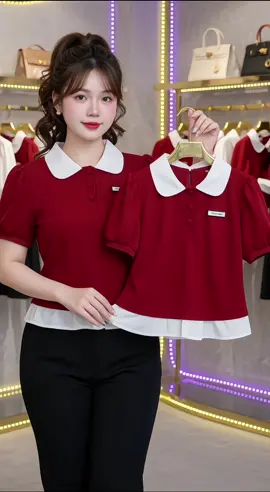 Mẫu này lên dáng gọn gàng, mặc đi chơi hay đi làm đều đẹp #aocongsonu #aokieunu #outfitxinh #tiktokshop#xuhuong 