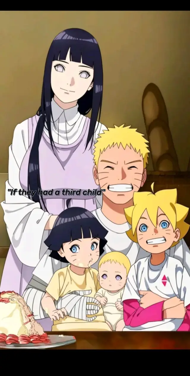 Boruto and himawari baby sister 💛💛💛 #naruto #hinata #boruto #himawari #uzumaki 