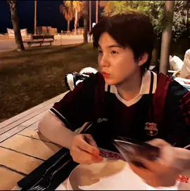yoongi in barcelona, this is so boyfriend i love him 😭 #suga #yoongi #agustd #foryou#fyp 