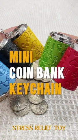 Love it. Tiny, useful, kinda cute 😂 Mini coin bank keychain #coinbank #quarters  #everydaycarry #parking #kidsgifts 