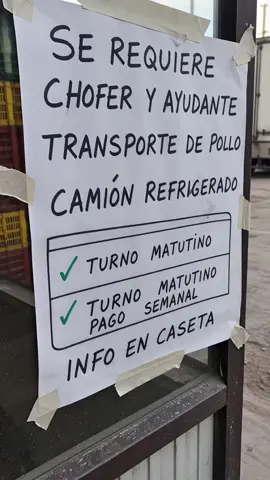 #chamba #trabajomexico #buscotrabajo #empleo #chofer 