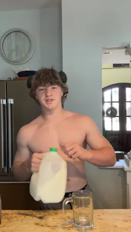 Lil pre workout snack 😭 #smallguyluke 