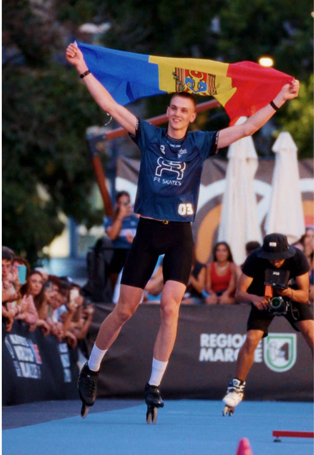 The Jump Pro Men competition at the Inline Freestyle World Cup Milan 2026 – Hero Battle Cup showcased incredible power and precision, with athletes pushing the limits on every attempt. 🥇 Maxim Caraion (MDA) 🥈 Dame Fall (SEN) 🥉 Salifou Mouhawya (BEN) Congratulations to all the medalists! 👏 📹 @davide.starinieri @robmarrey_wck  #WorldSkate #InlineFreestyle #HeroBattleCup #Milan2026 #Jump